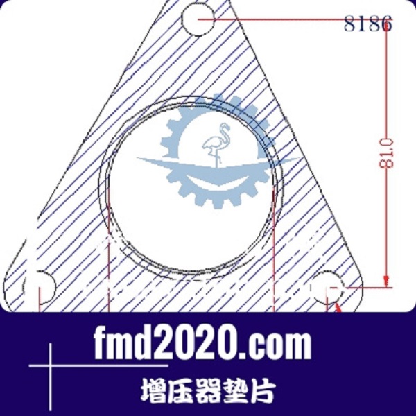 发动机零件压路机配件锋芒机械供应TBO2增压器垫片