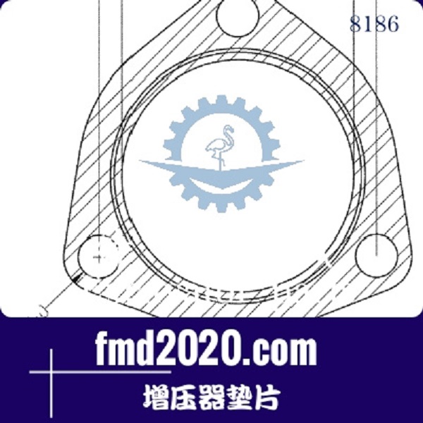 挖掘机配件锋芒机械供应TBO2，T250增压器垫片(图1)