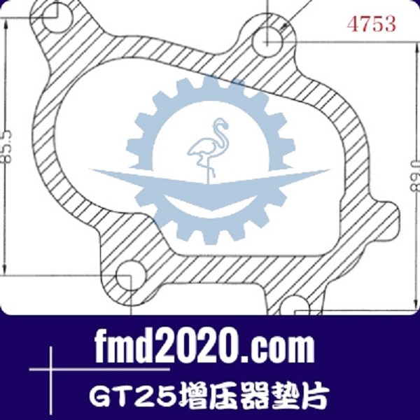 勾机配件挖掘机零件锋芒机械供应GT25增压器垫片