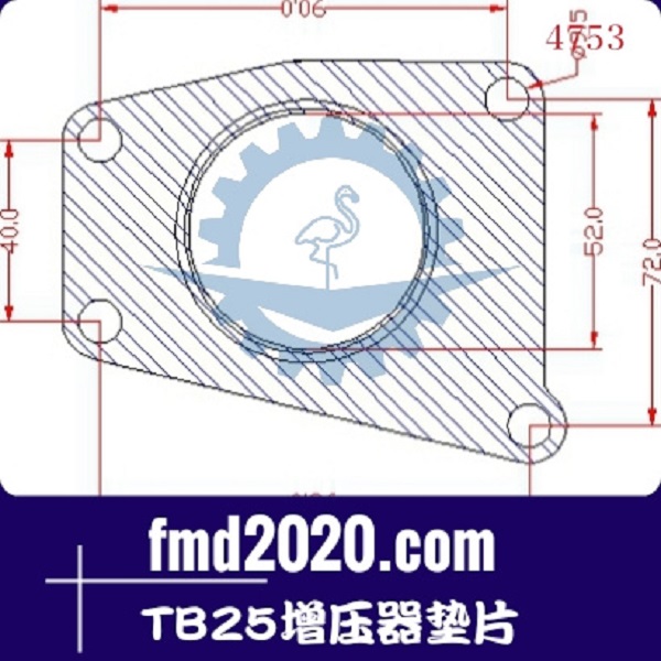 空压机配件叉车配件锋芒机械供应TB25增压器垫片