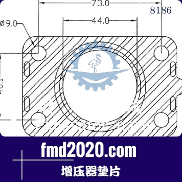 打气泵配件锋芒机械供应TBO2，TD25，GT17，GT22增压器垫片(图1)