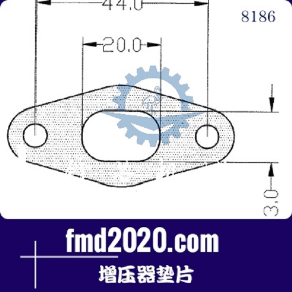 单缸振动压路机配件锋芒机械供应TB25，K14增压器垫片(图1)