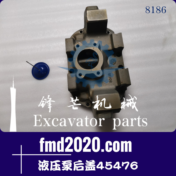 勾机配件日立ZAX210-6挖掘机HPV102液压泵后盖45476(图1)