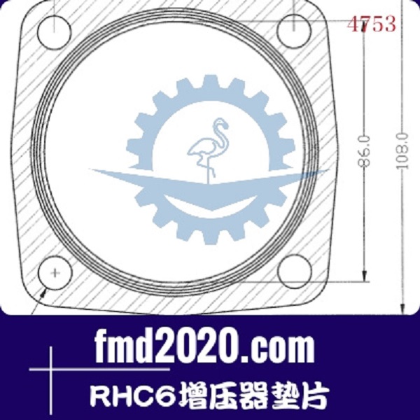 汽车起重机配件锋芒机械供应TA31，K27，RHC6增压器垫片