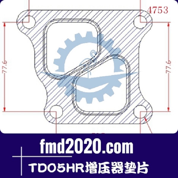 汽车起重机零件锋芒机械供应GT30，TD05HR增压器垫片