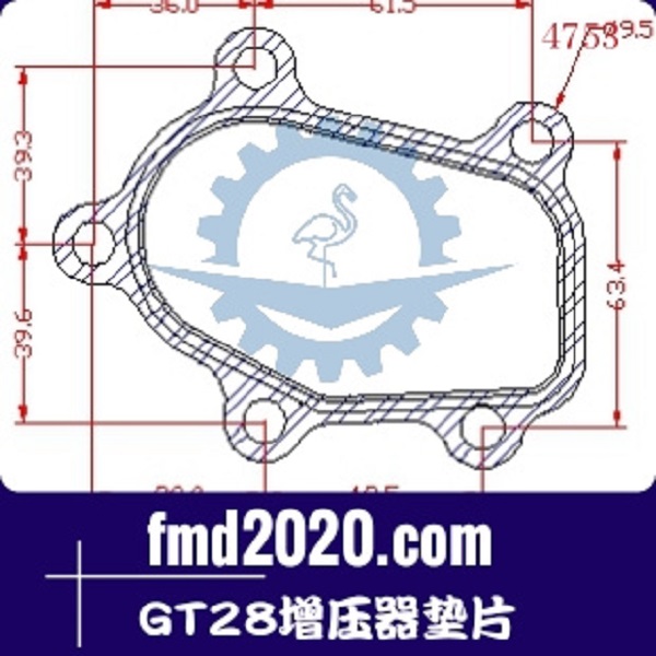 工程机械及起重机零件锋芒机械供应GT28增压器垫片