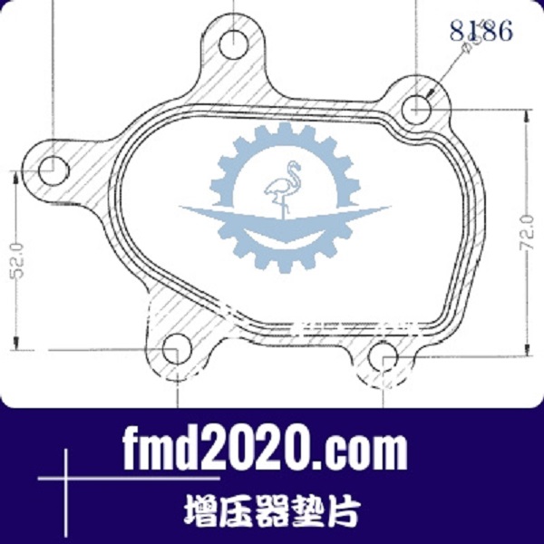 履带起重机配件锋芒机械供应TB25，K14，K16增压器垫片