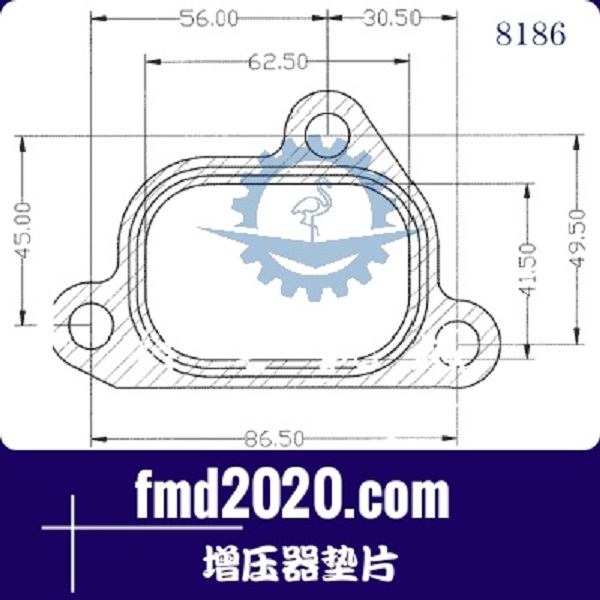 轮式推土机配件锋芒机械供应TBO2增压器垫片(图1)