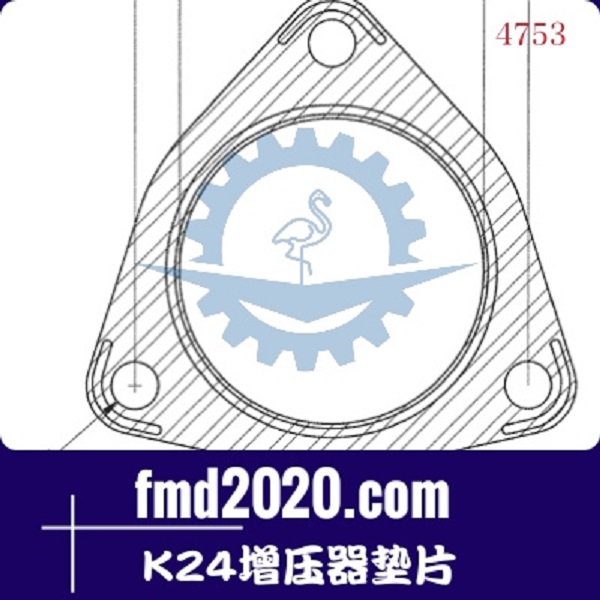 路面机械配件锋芒机械供应TBO2，TBO3，K03，K24，K24增压器垫片(图1)