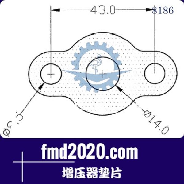 路面机械配件锋芒机械供应TBO2，TB22，TB25，GT25，TB28增压器垫(图1)