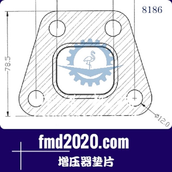 路面机械配件锋芒机械供应TBO2，TAO2，K14，K24增压器垫片(图1)