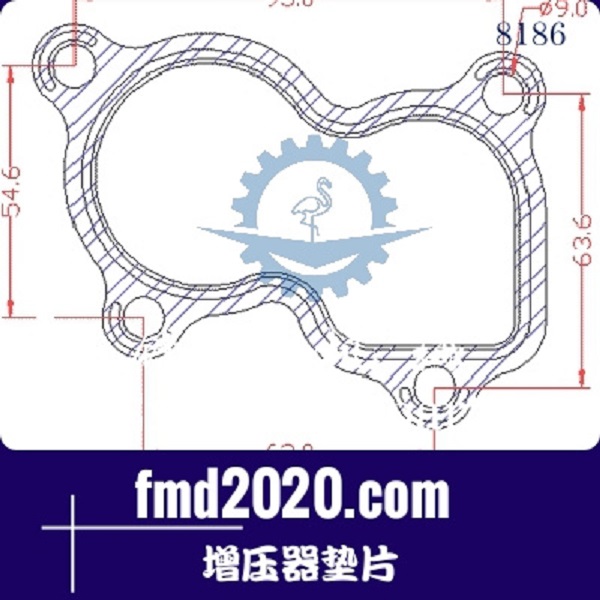 工程机械矿用自卸车配件锋芒机械供应TBO2增压器垫片