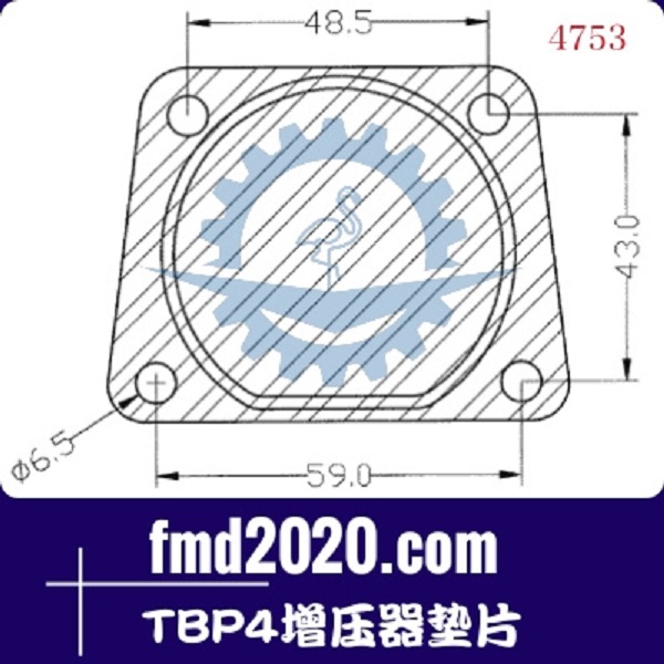 空压机打气泵配件锋芒机械供应TAO3，TBP4增压器垫片