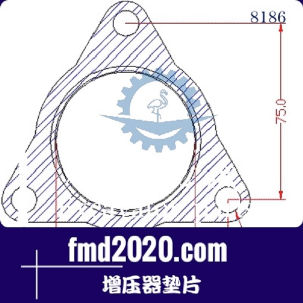 勾机配件非公路矿车配件锋芒机械供应TBO2增压器垫片