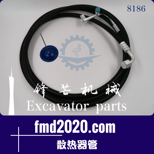 住友挖掘机空调配件SH350-5空调压缩机到散热器管(图1)