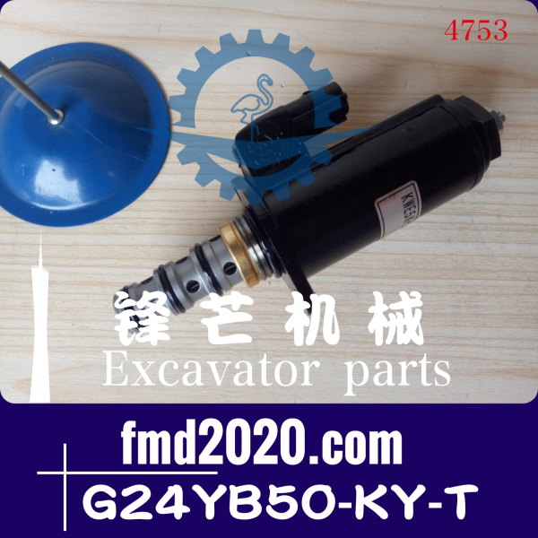 神钢SK250-8回转电磁阀YN35V00051F1，KWE5K-31/G24YB50-KY-T(图1)