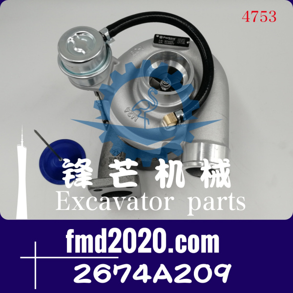 帕金斯Perkins发动机T4.4涡轮增压器711736-5010S，2674A209(图1)