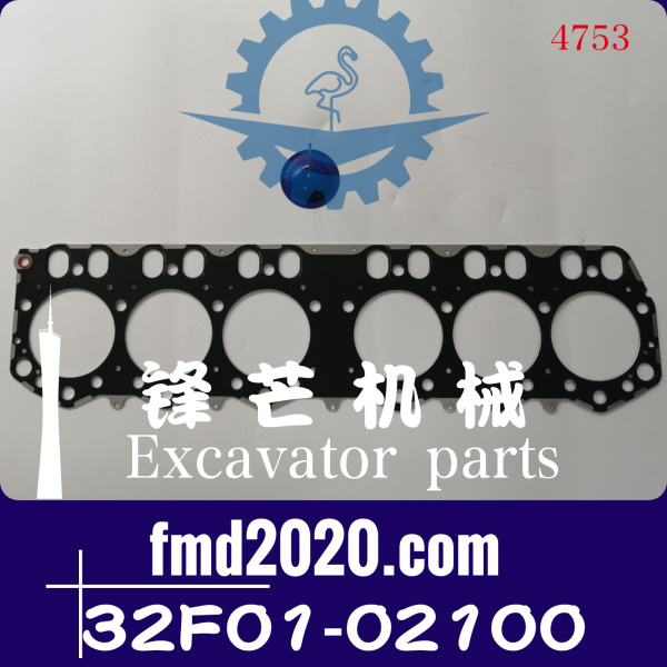 供应三菱发动机维修D06FRC汽缸垫32F01-02100(图1)