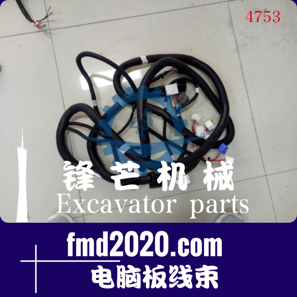 供应挖掘机线束神钢SK260-8发动机到电脑板线束(图1)