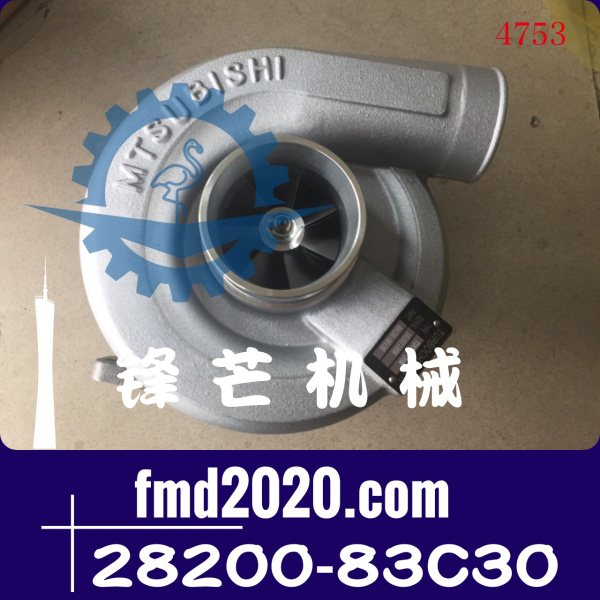 锋芒机械三菱发动机维修6D22增压器49188-03062，28200-83C30