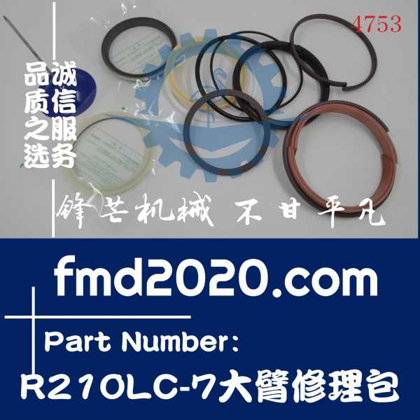挖机油封修理包骨架油封现代挖掘机R210LC-7大臂油缸修理包(图1)