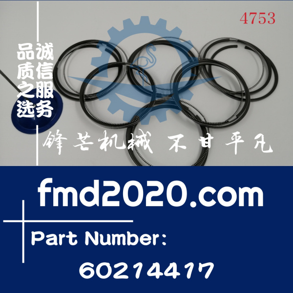 三一SY245C挖掘机D06FRC活塞环60305494，60214416，60214417