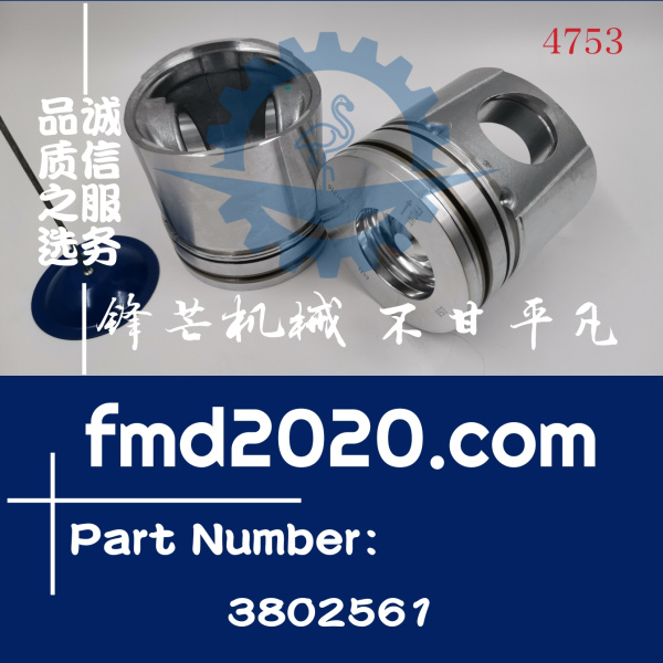 康明斯QSB5.9活塞C4991300，C3926631，3802561发动机号码7800343(图1)