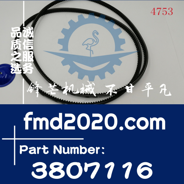 康明斯NTA855发电机皮带3807116，178623