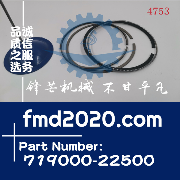 洋马发动机3TN100活塞环719000-22500(图1)