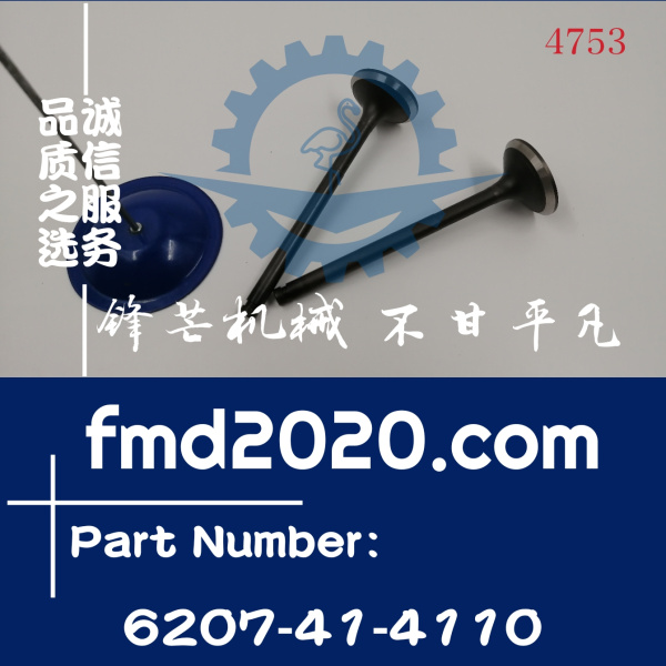 供应小松发动机4D95，6D95进气门6207-41-4110(图1)