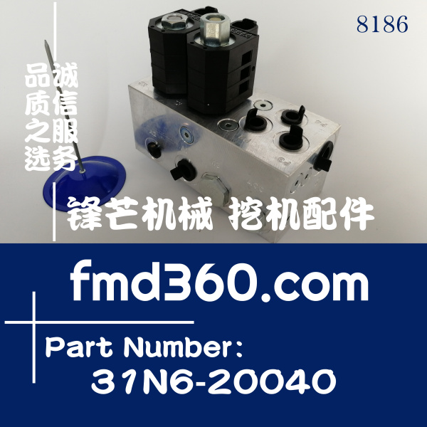 福建省现代R215-7挖掘机电磁阀组总成31N6-20040(图1)
