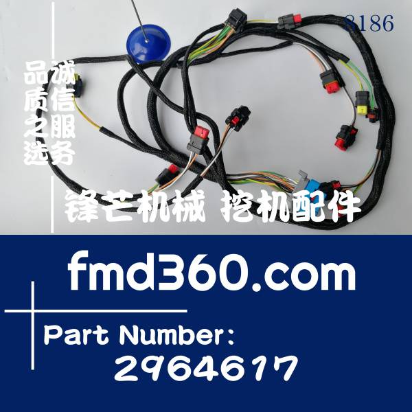 陕西省 卡特E320D挖掘机C6.4发动机线束296-4617、2964617(图1)