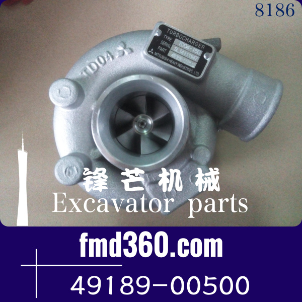 广州锋芒机械五十铃发动机零件4BD1增压器49189-00500(图1)