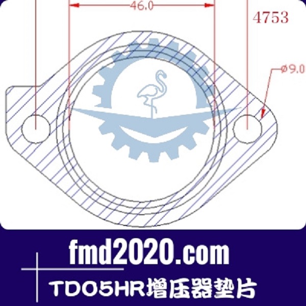 两头忙零件锋芒机械供应GT30，TDO5HR增压器垫片(图1)